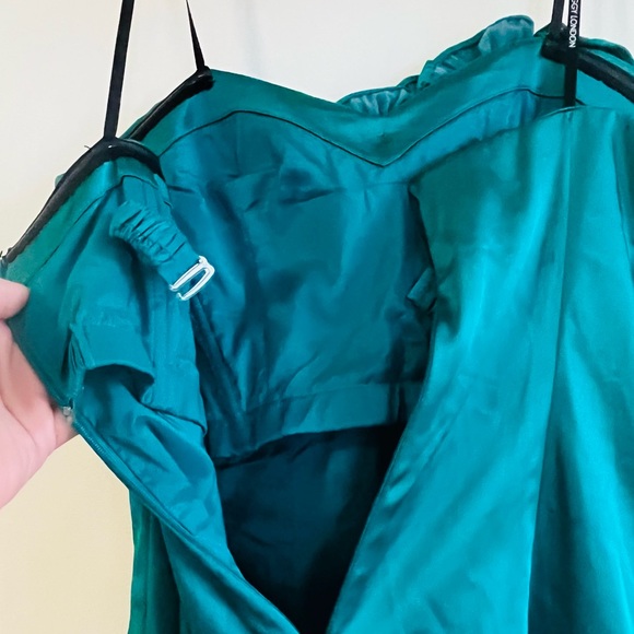 Maggy London Emerald Green Cocktail Party Dress - Picture 12 of 13